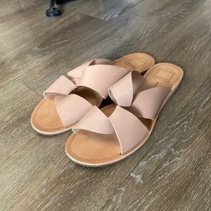Dolce Vita Derby Slide Sandals Blush Nude